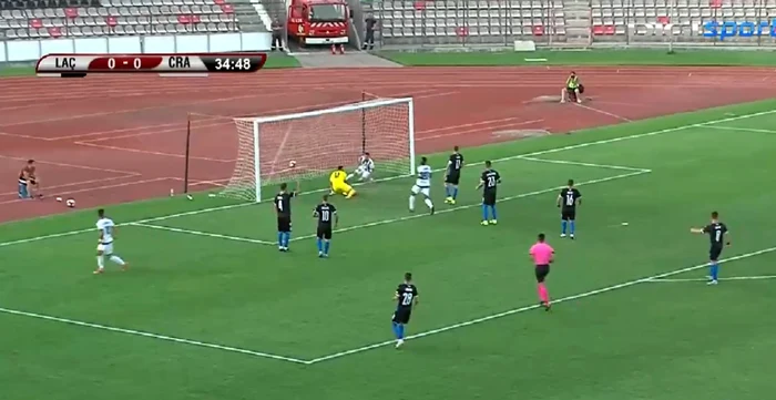 KF Laci - Universitatea Craiova gol Laci captura DIGIsport