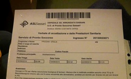 Ofelia Prodan a publicat dovada externării din spital după ce a înghițit mai multe pastile cu scopul de a se sinucide jpeg