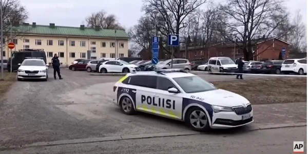 atac scoala Finlanda, captură video