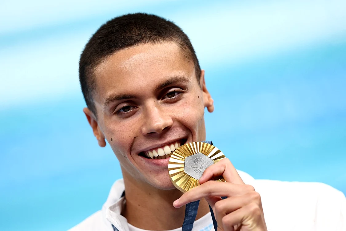 David Popovici a devenit campion olimpic la 200 m în 2024 (Foto: EPAImages)