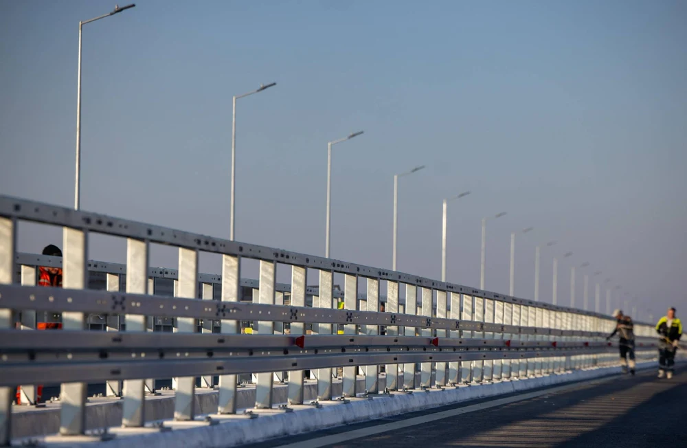 Ultima inspecție înainte de deschiderea sectorului Focșani-Adjud de pe A7. „Înainte de Crăciun vom avea încă 50 de km de autostradă”