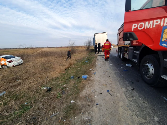 accident tir baldana