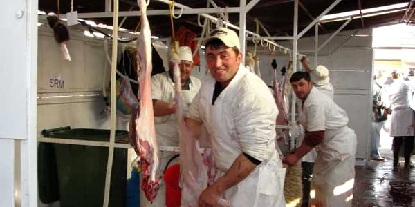 Începând de marți 620 de miei au fost sacrificați la centru din Piața de Alimente nr. 2 
