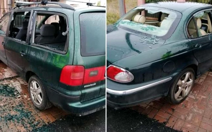 Mașinile fostului șef al CJ Arad au fost vandalizateFoto: adevarul.ro