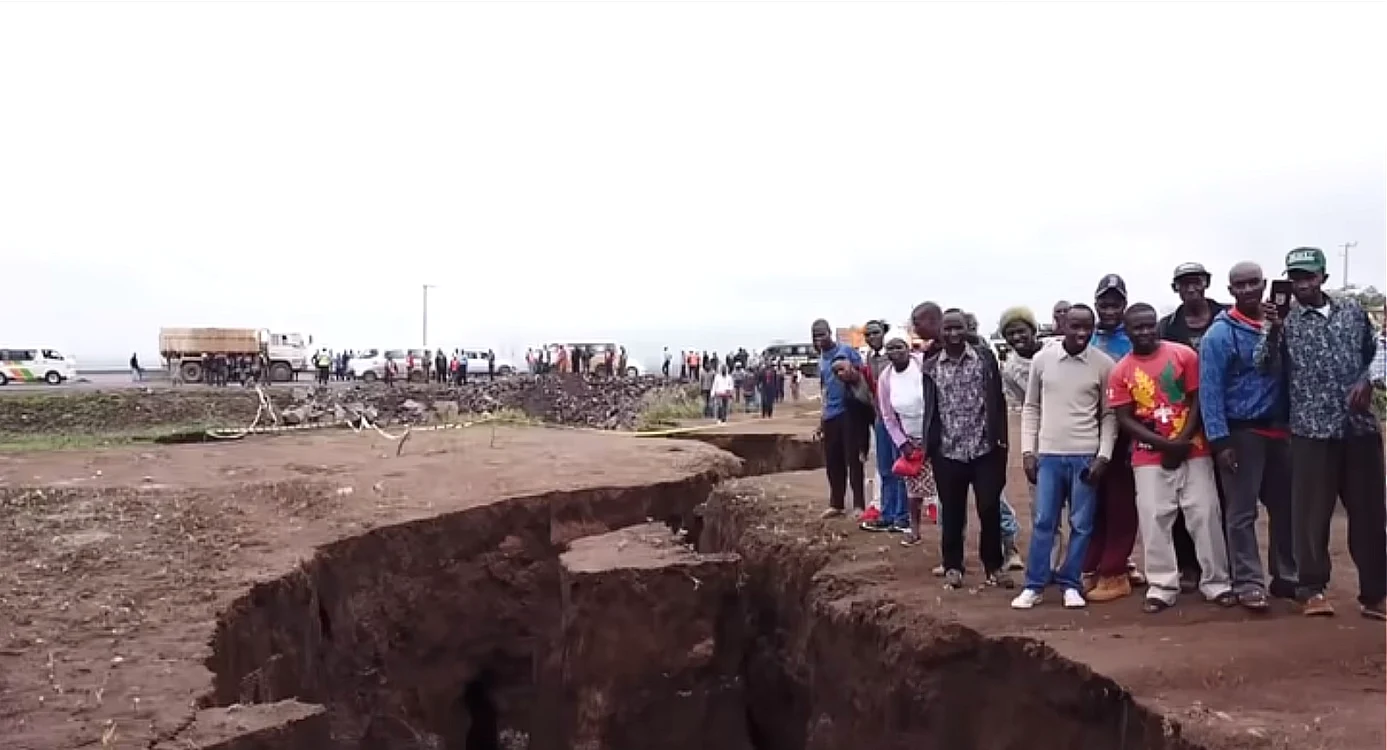 Africa se rupe în două FOTO Captură video