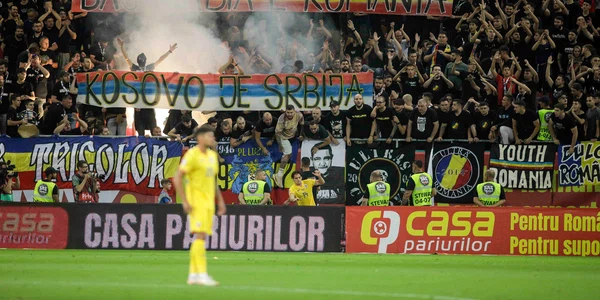 Incidente la meciul de fotbal dintre Romania si Kosovo din preliminariile campionatului European 2024 FOTO Inquam Photos George Calin (5) jpg