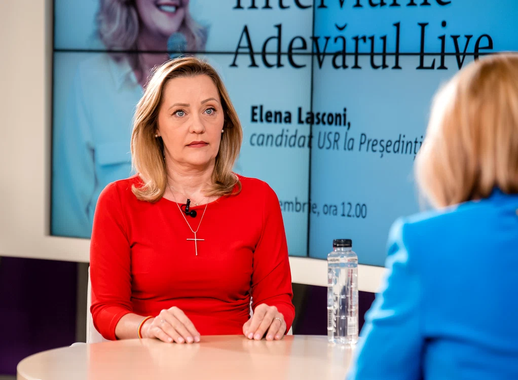 Elena Lasconi, președinte USR FOTO: Adevărul