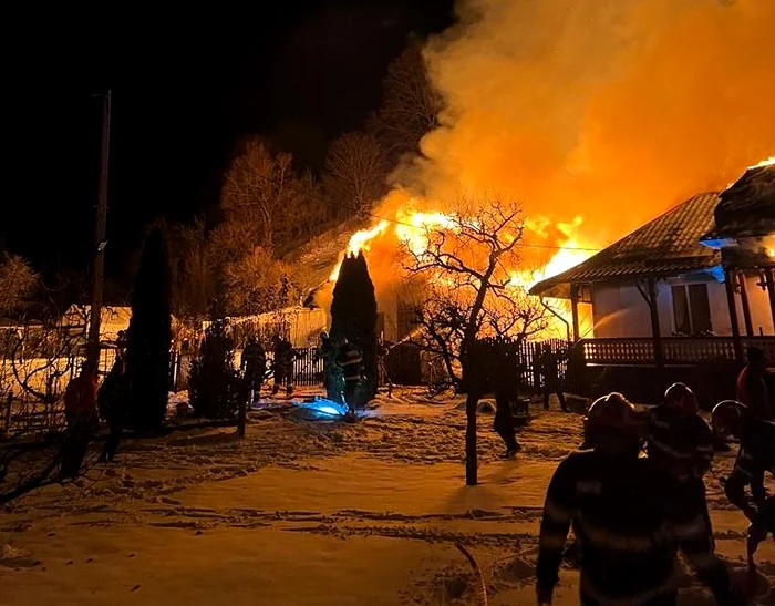 Pagubele suferite de proprietar sunt foarte mari FOTO ISU Neamț