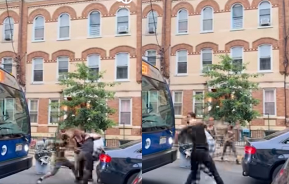 Două românce, filmate în timp ce bat o tânără în New York, după o ceartă legată de un loc de parcare