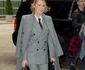 Blake Lively looks ready for business in a black and white pants suit as she leaves her hotel jpeg