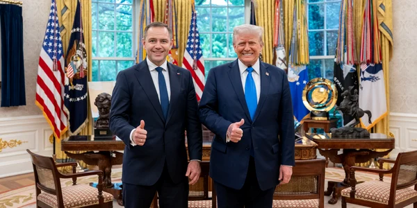 Karol Nawrocki si Donald Trump la Casa Albă FOTO X jpg