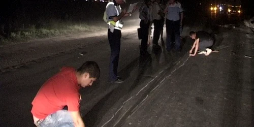 Târgovişte:  Un căruţaş şi-a pierdut viaţa după ce a fost lovit de un camion