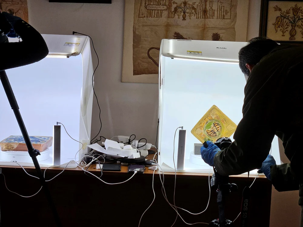 Obiectivele istorice de la Curtea Domnească, analizate 3D. FOTO Muzeul de Istorie Dâmbovița