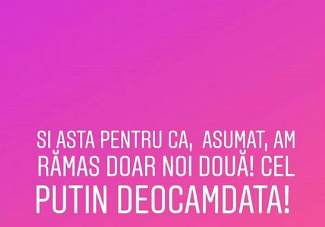 Acesta este mesajul publicat de Ooana Roman