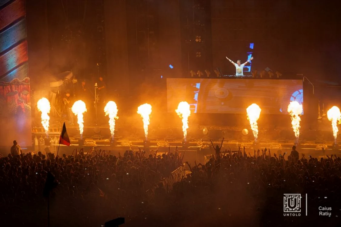 Imagine de la concertul Armin van Buuren din Cluj. Untold Festival FOTO: Untold Festival