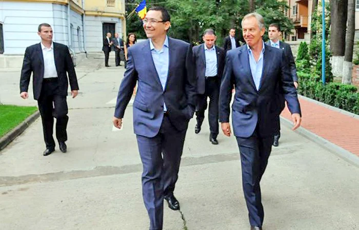 Tony Blair a venit în România în martie 2012