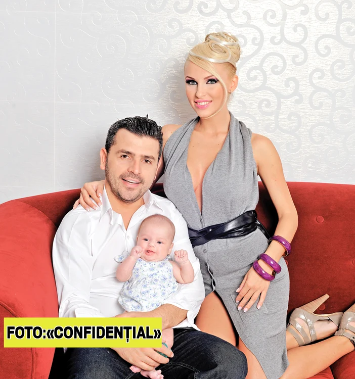 
    Andreea, Sorin şi Sofia Maria au pozat pentru revista «Confidenţial»  