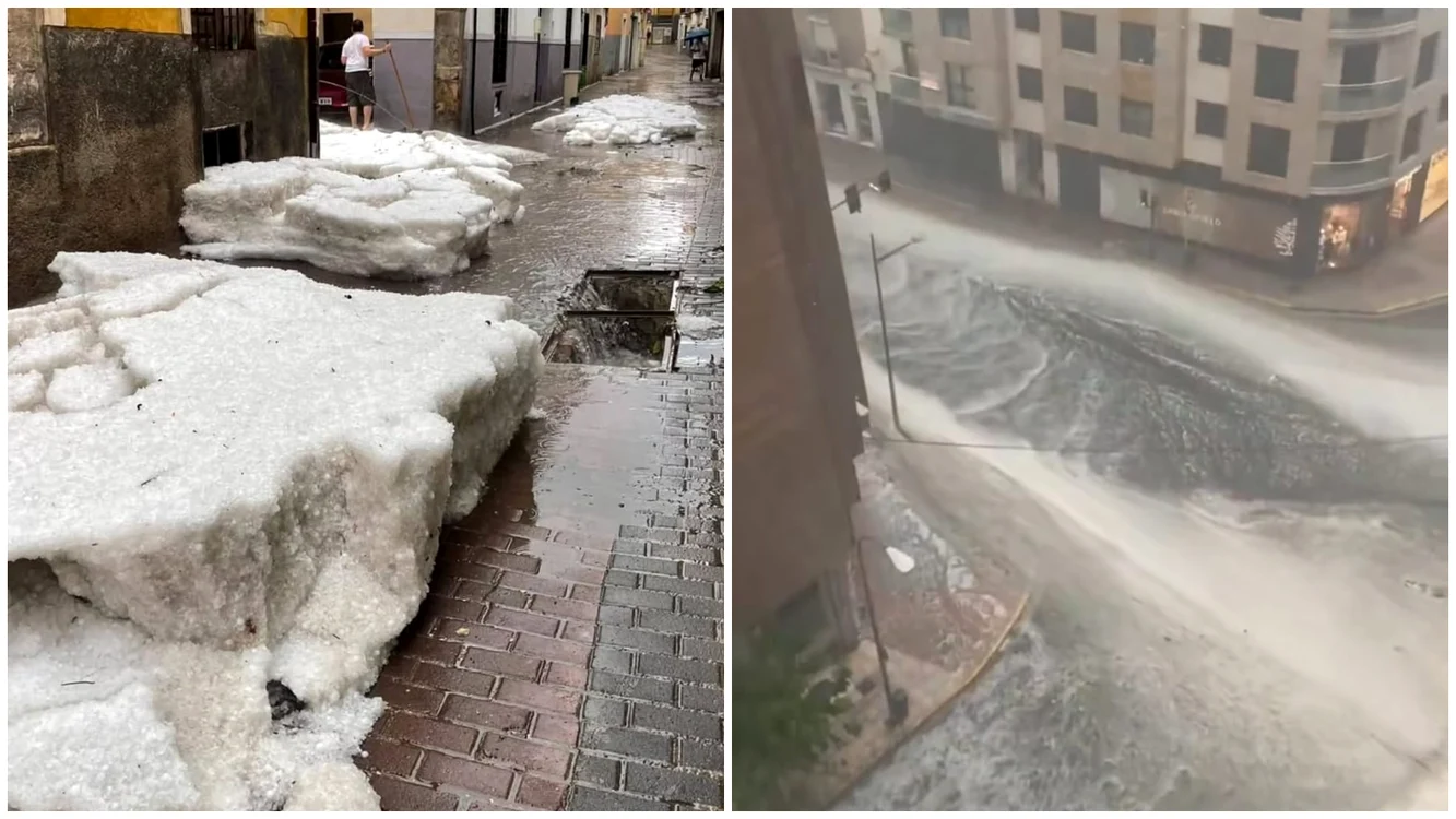 Zeci de persoane au fost evacuate. FOTO: captură foto Instagram/ @meteorihuela