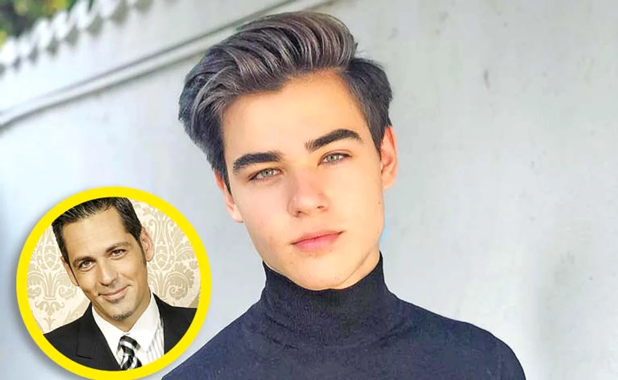 Antonio (17 ani), copilul lui Aurel Tămaș, joacă tenis