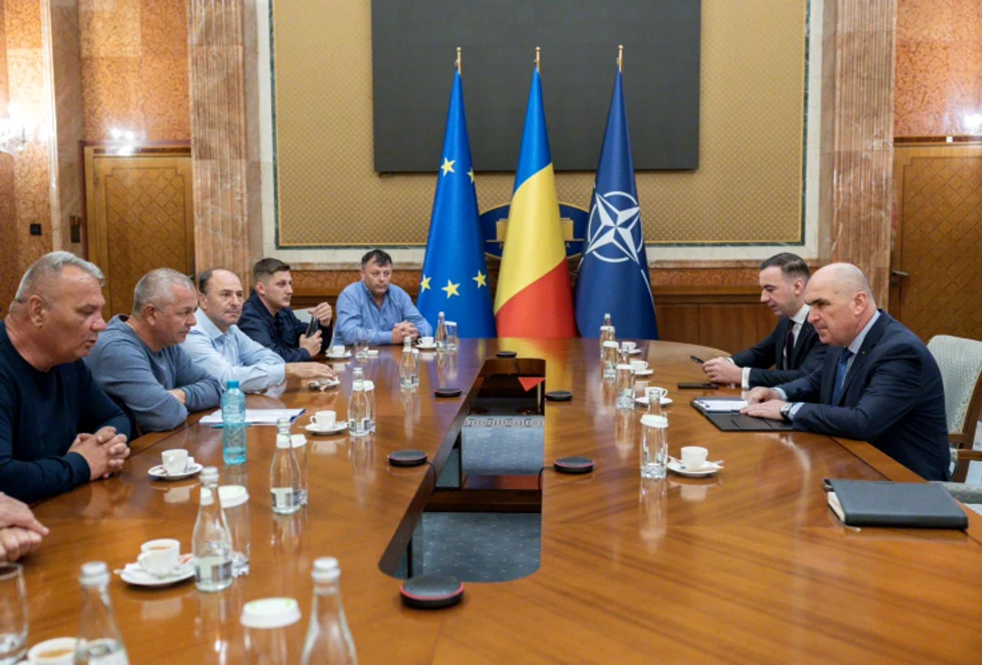 Întâlnira reprezentanților Complexului Energetic Oltenia cu oficialii Guvernului. FOTO gov.ro
