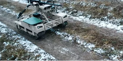 Ucraina a introdus în serviciu sistemul robotizat Droid TW 12.7. FOTO captură