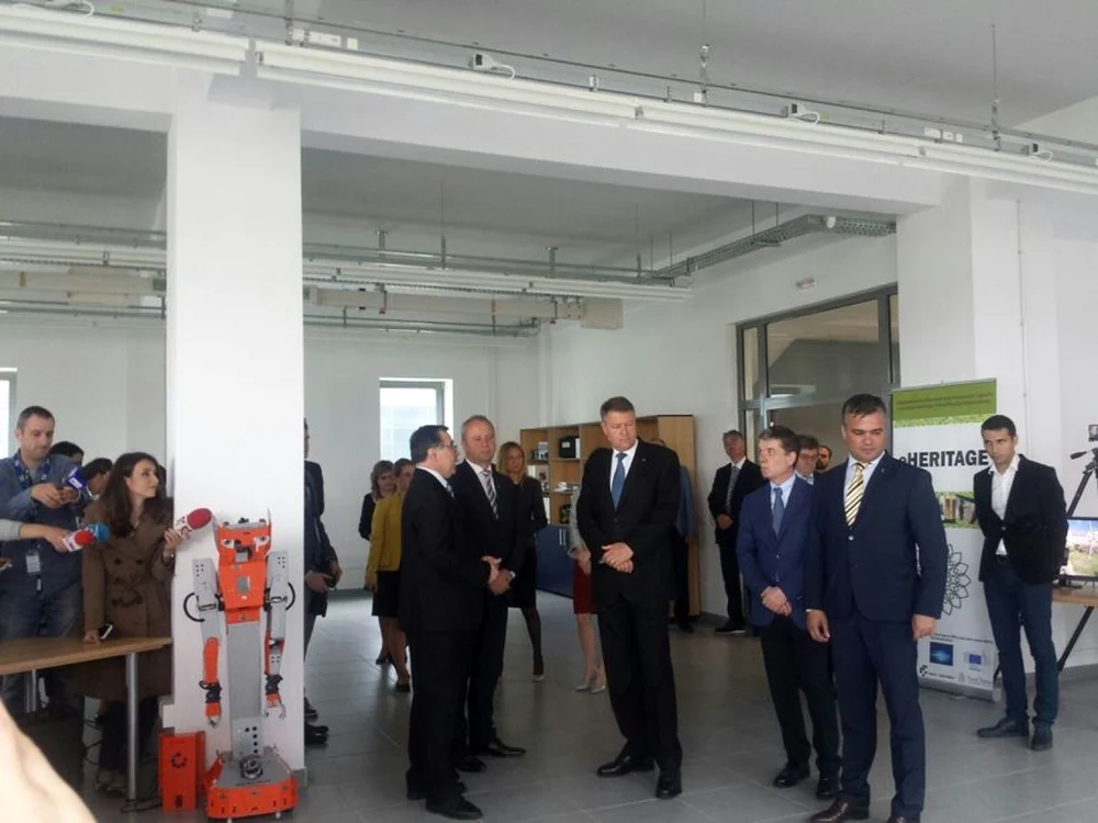 Klaus Iohannis s-a aflat într-o vizită oficială la Braşov. FOTOSimona Suciu