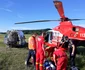 Elicopter SMURD pentru  un tânăr din Zătreni Vâlcea intrat în stop cardio-respirator după ce s-a înecat cu mâncare Foto Adevărul