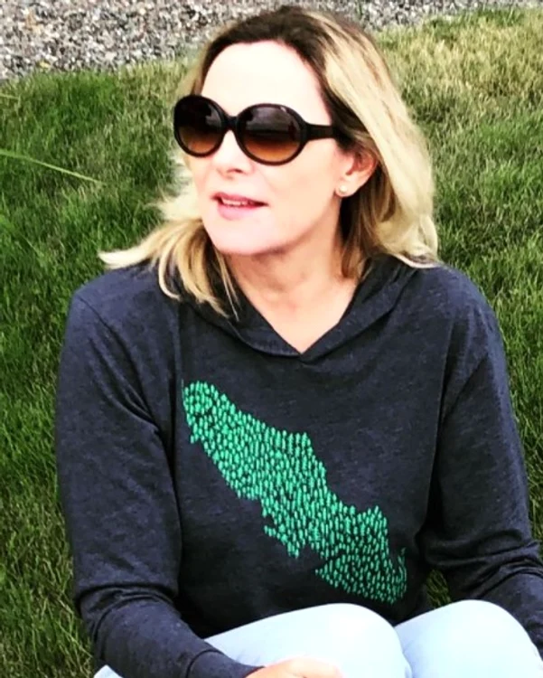 
    Samantha din ”Totul despre sex” a postat o fotografie din timpul vaccinăriifoto: Instagram  