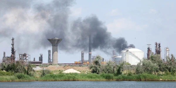 Explozie la Rafinăria Petromidia din Năvodari 2 iulie 2021 FOTO Inquam Photos / Costin Dinca