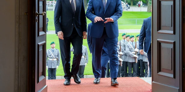 nicusor dan si  Frank Walter Steinmeier foto administratia prezidentiala png