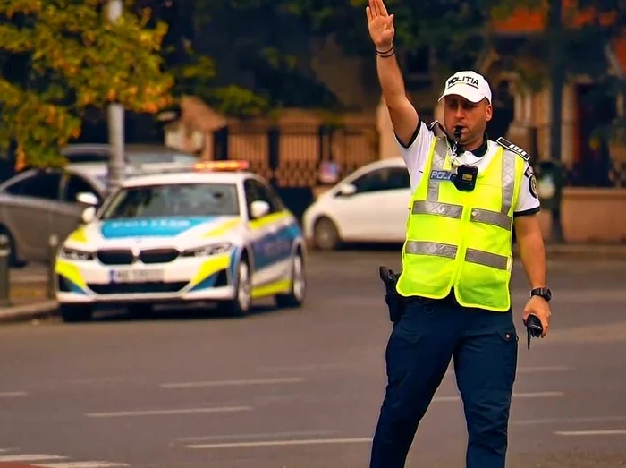 Polițiștii anunță restricții de circulație FOTO: Poliția Capitalei