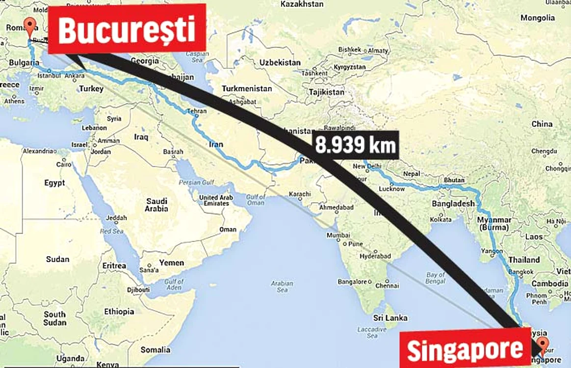 Azman a străbătut două continente ca să o cunoască pe iubita româncă (Fotografii: Bogdan Nistor)