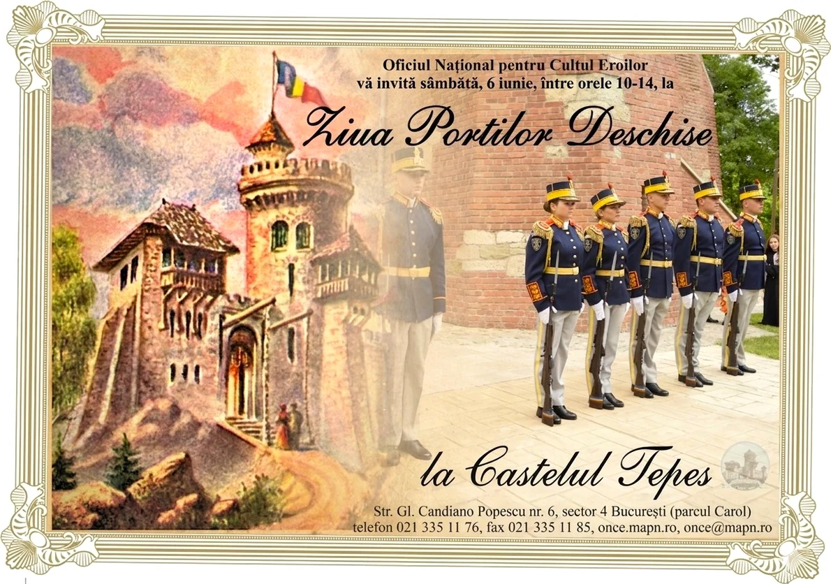 Ziua Porților Deschise la Castelul Țepeș din Parcul Carol I