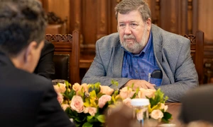 Nicușor Dan, întâlnire cu Bogdan Hossu FOTO Administrația Prezidențială