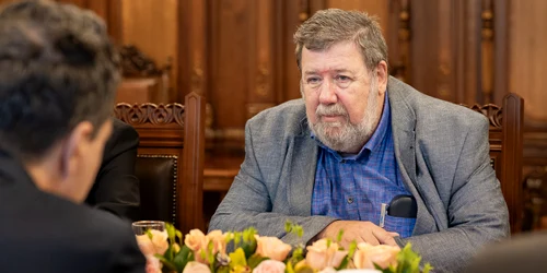 Nicușor Dan, întâlnire cu Bogdan Hossu FOTO Administrația Prezidențială