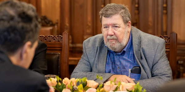 Nicușor Dan, întâlnire cu Bogdan Hossu FOTO Administrația Prezidențială