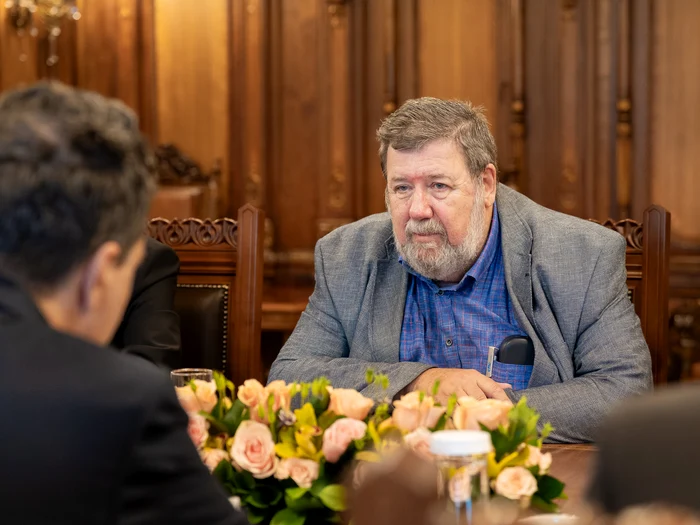 Nicușor Dan, întâlnire cu Bogdan Hossu FOTO Administrația Prezidențială