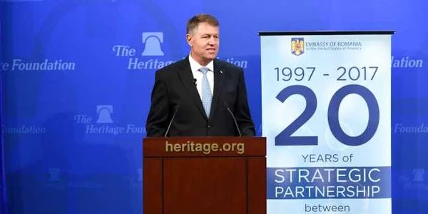 Klaus Iohannis si Mircea Ionescu Quintus FOTO presidency.ro
