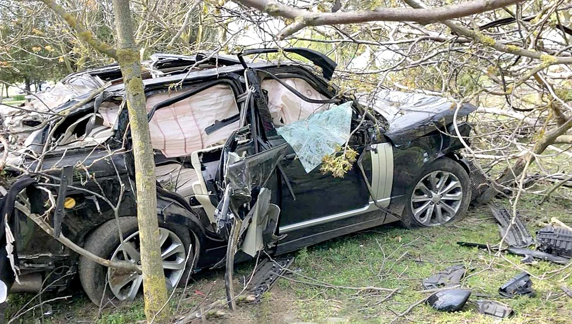 Bolidul în care și-a găsit sfârșitul Răzvan Ciobanu a fost complet distrus în accident 