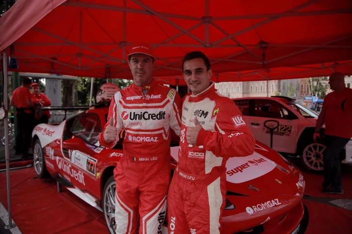 
    Mihai Leu şi Marian Drăgulescu  