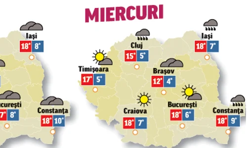 În următoarele două zile temperaturile vor fi în creștere și precipitațiile se vor opri treptat jpeg