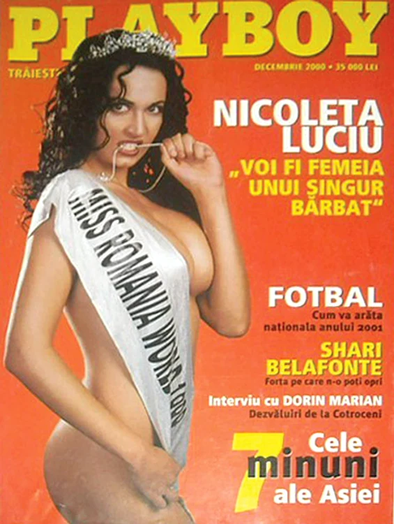 În 1999, Luciu a apărut pentru prima oară în Playboy