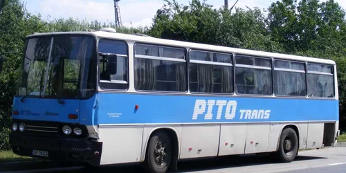 Autobuzul a fost avariat uşor