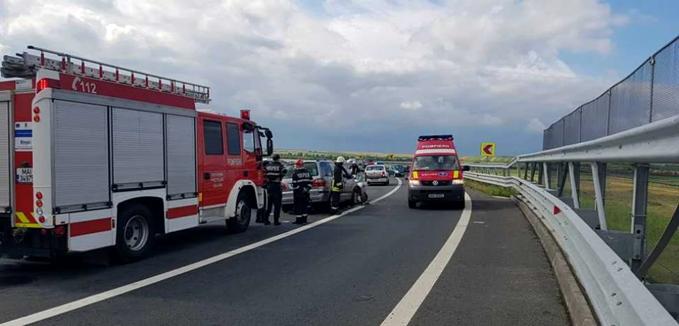 Trfic blocat pe autostradă FOTO Arhivă Adevărul