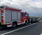 Accident pe Autostrada Vestului FOTO ISU Timiş