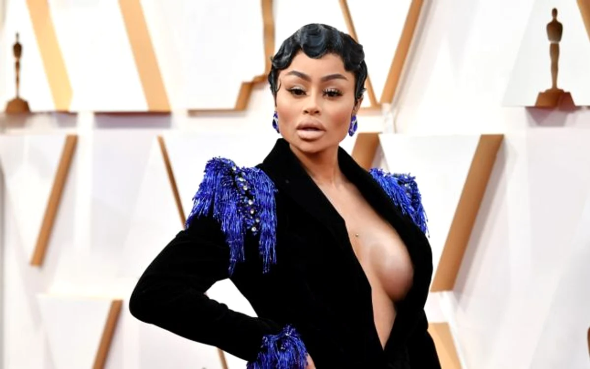 Blac Chyna a fost la limita vulgarităţii pe covorul roşu al galei Oscar 2020 FOTO Guliver/Getty Images