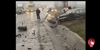 Accident pe E 85. Captură video Mesagerul de Neamț