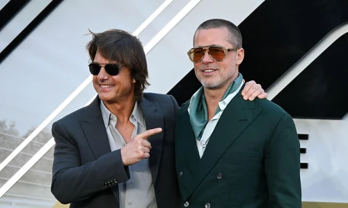 Brad Pitt și Tom Cruise la premiera F1 the Movie   profimedia 1014368351 jpg