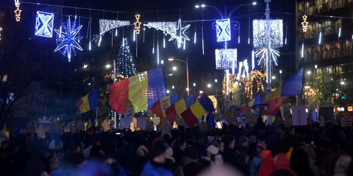 Proteste Piaţa Victoriei / FOTO Mediafax Foto / Alexandru Dobre / 10 dec 2017