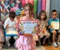 Antonia, fiica cea mică a Sânzianei Buruiană, a terminat grădinița foto: Arhiva personală